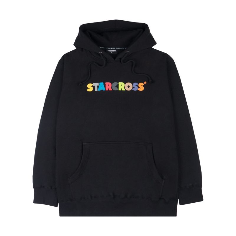 STARCROSS HOODIE PULLOVER RAINPAINT BLACK SWEATER PRIA