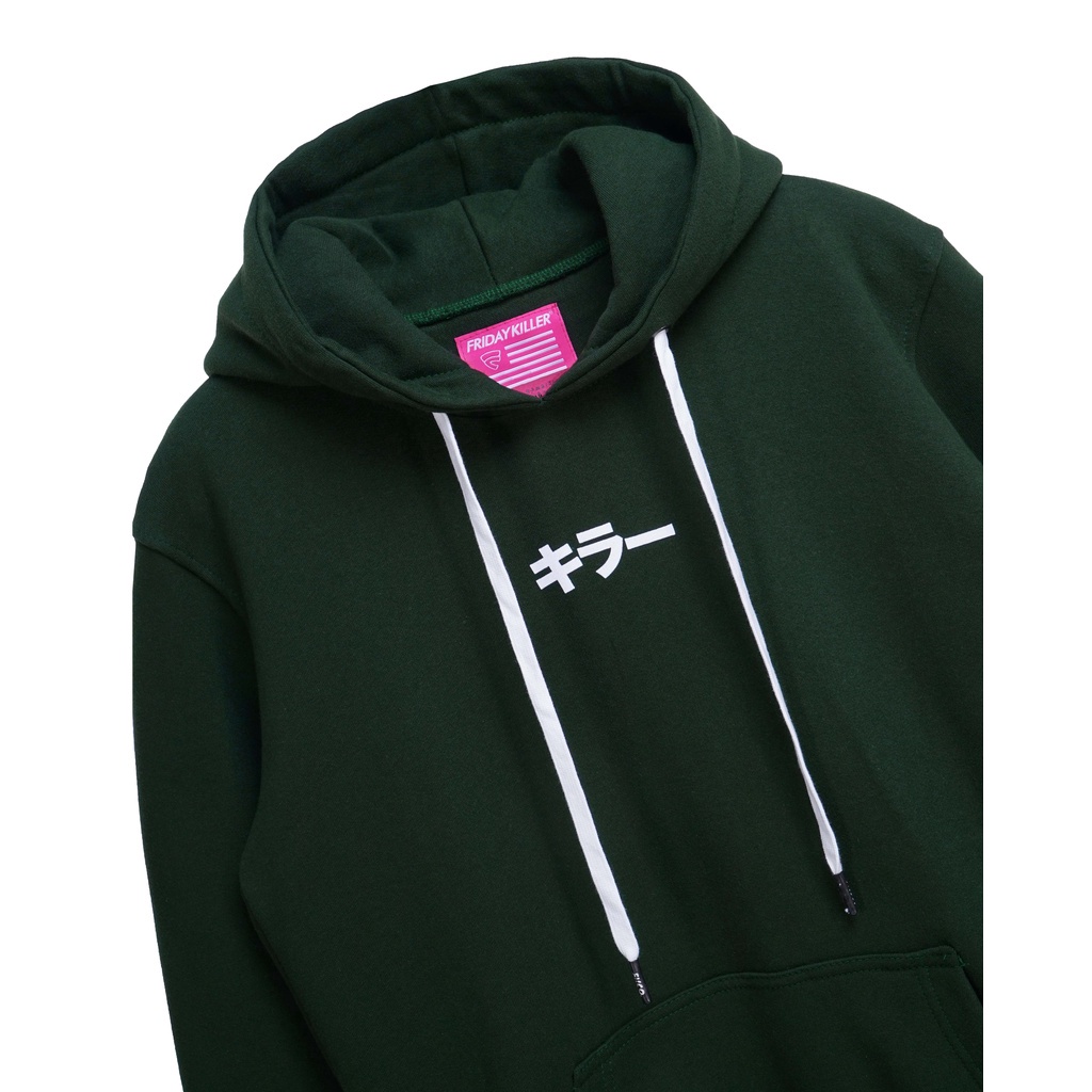 JAKET HOODIE FRIDAY KILLER | KIRA GREEN HOODIE