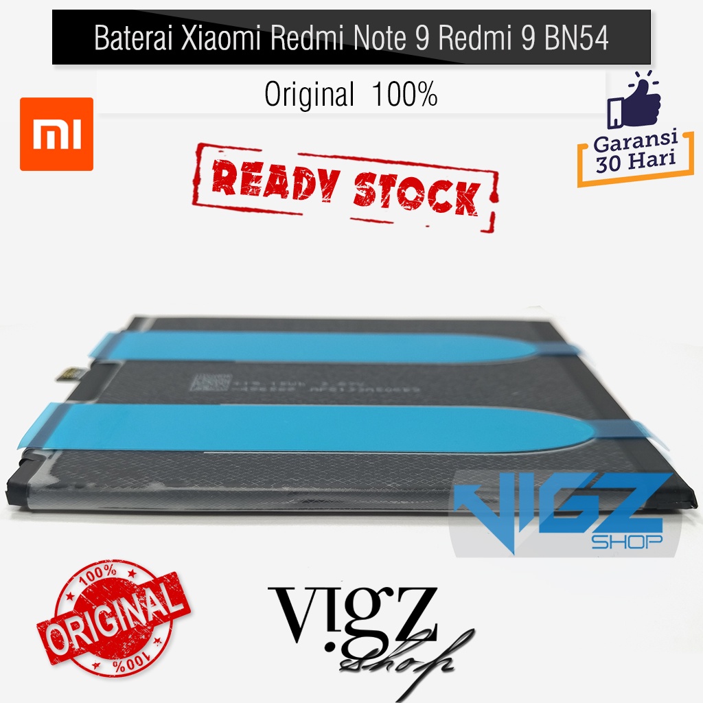 Battery Baterai Batre Xiaomi Redmi Note 9 Redmi 9 Redmi 10X 4G BN54 Original 100%