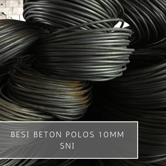 ۞ Besi beton polos 10mm SNI ✸