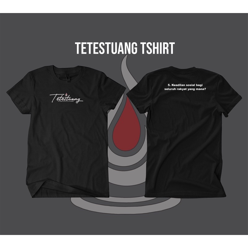 [COD] Tetestuang Kaos Keadilan | Kaos Distro Quotes | Kaos Aktivis