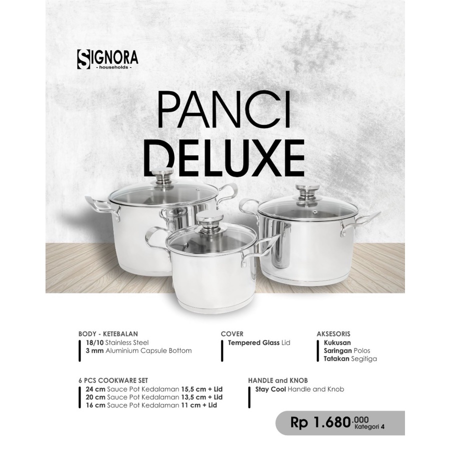 PANCI DELUXE SIGNORA PANCI STAINLESS SIGNORA