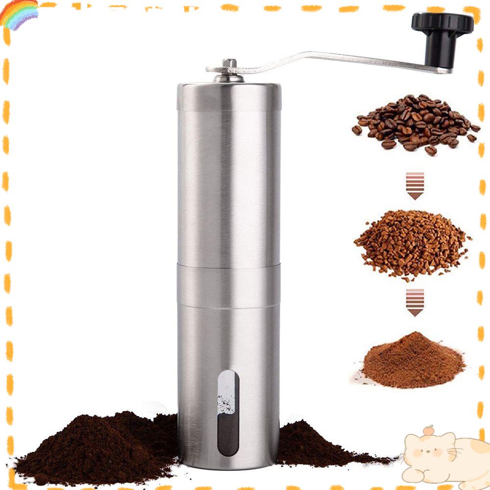 Solighter Penggiling Kopi Manual Coffee Accessories Alat Dapur Gadget Burr Grinders Stainless Steel