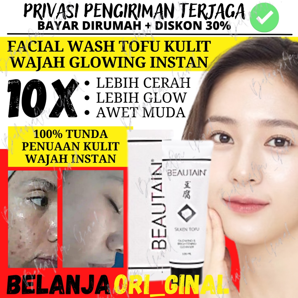 BEAUTAIN Glowing Brightening Cleanser Silken Tofu 120ml