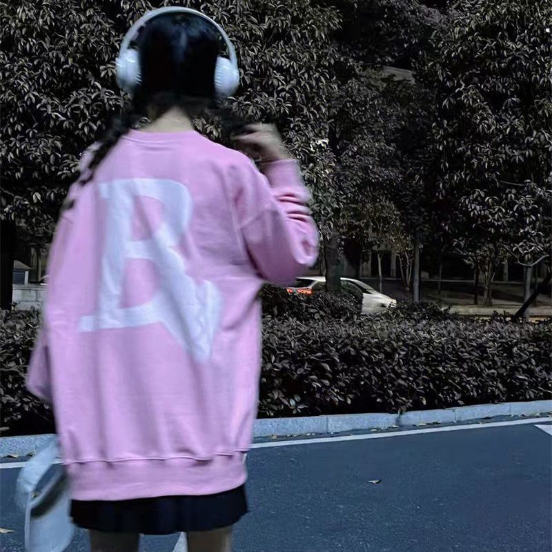 ┋┋Awal musim gugur sweter wanita bagian tipis siswa tren nasional Jepang lucu Amerika retro angin lembut rasa desain ceruk musim semi