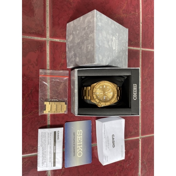 Seiko Sport 5 Gold Dial