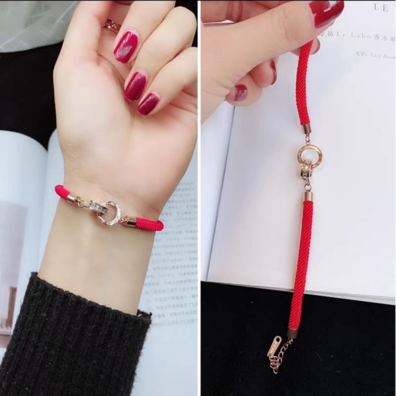 Gelang Titanium Asli Premium Quality Anti karat anti alergi Stainless steel branded band Rosegold G001