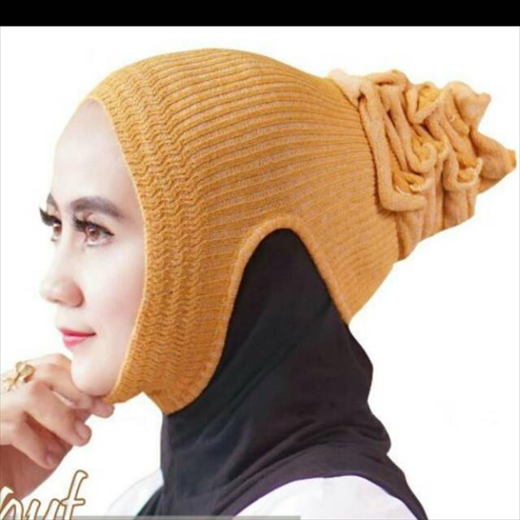 RZ 692 - Ciput Anbud Cepol Konde Anti Budeg Rajut Dalaman Daleman Inner Hijab Kerudung