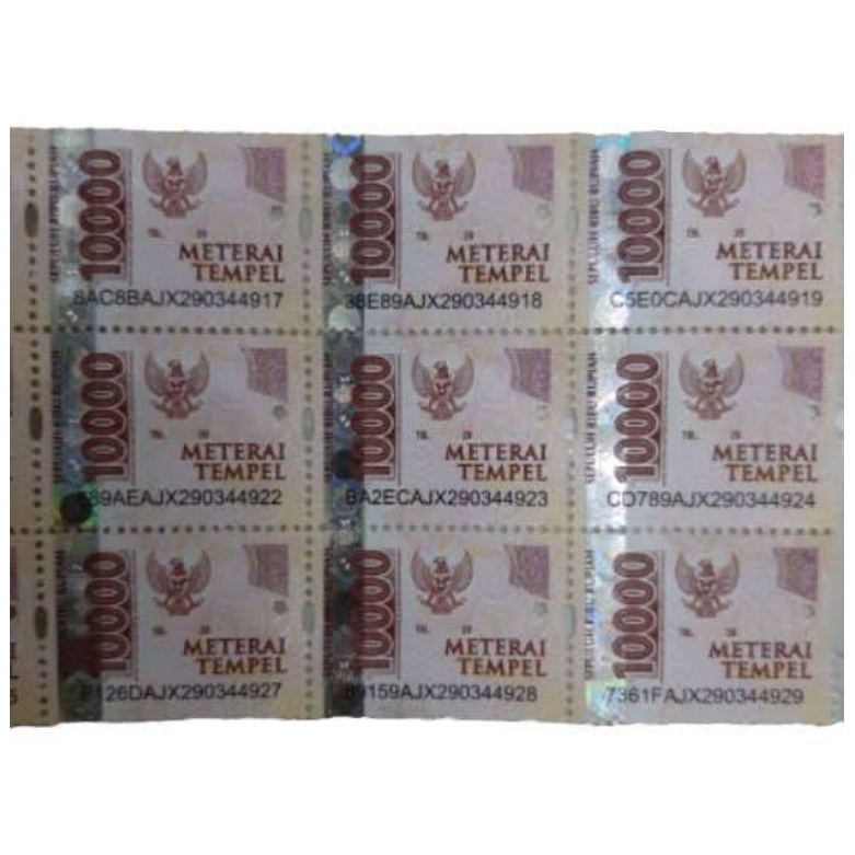 

Perangko Tempel 10.000