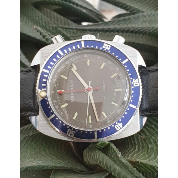 MERCURY Chronograph Diver Watch Tahun 1970