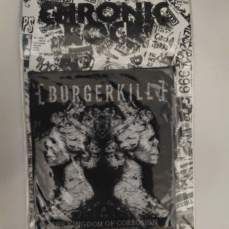 Woven PATCH {BURGERKILL} Original by Chronic Rock