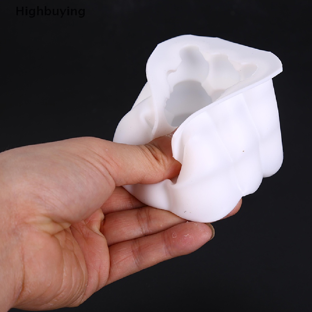 Hbid 1pcs Cetakan Silikon 3D s Cube Soy Mold DIY Mold Glory