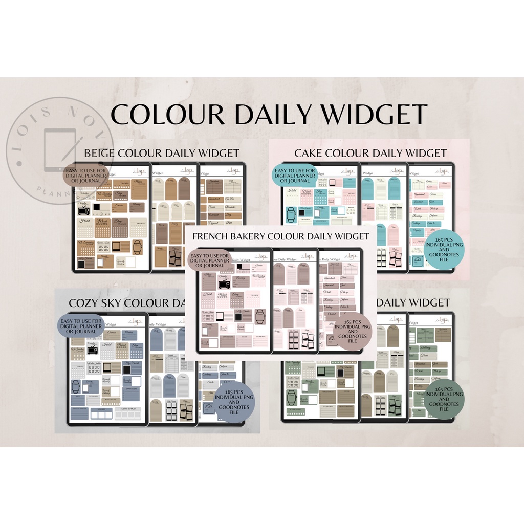 

Digital Sticker, Sticker for Digital Planner, Life Widget for Planner, Widget for Digital Planner, Color Widget
