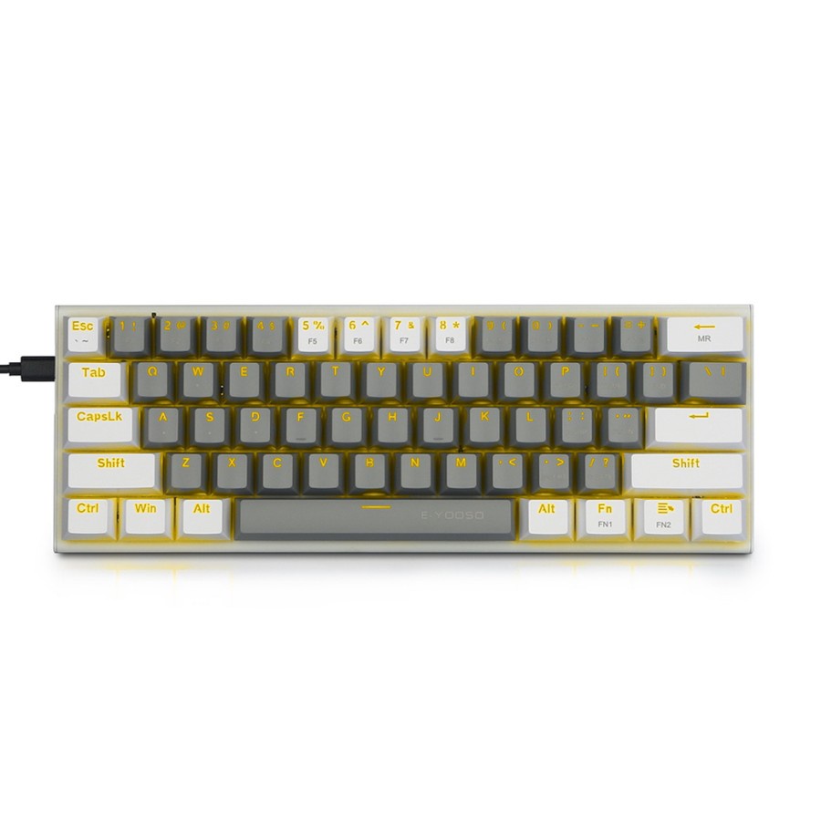 E-YOOSO Z11 Two Tones 60% Mini Hotswap Mechanical Gaming Keyboard