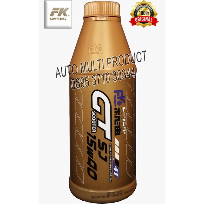 Oli, Oli Motor, (Oli Fk Massimo Aoe), Gt Scooter Sj, 15W40, 0,8 Liter Terlaris