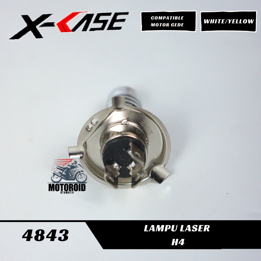 LAMPU LASER DEPAN KAKI H4 SENJA DIAMOND BIRU LAMPU LED KUNING PUTIH UNIVERSAL MOBIL MOTOR