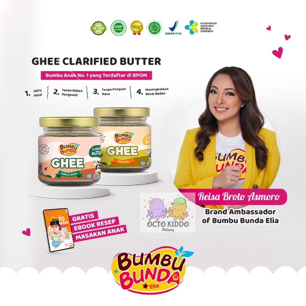 

BUMBU BUNDA GHEE GARLIC MINYAK LEMAK TAMBAHAN MPASI