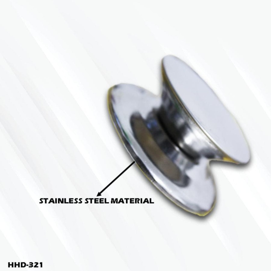 NUZ - TUTUP PANCI KACA STAINLESS STEEL KNOP PEGANGAN PERALATAN DAPUR MURAH - HHD-321