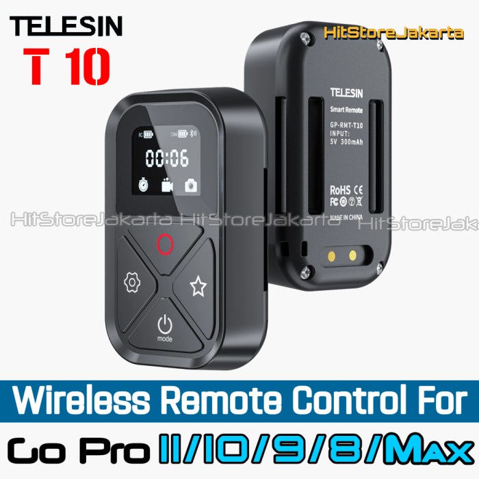 {BerkahStore} TELESIN GoPro 10 Remote GoPro Max GoPro 9 Smart Remote GoPro 8 Limited