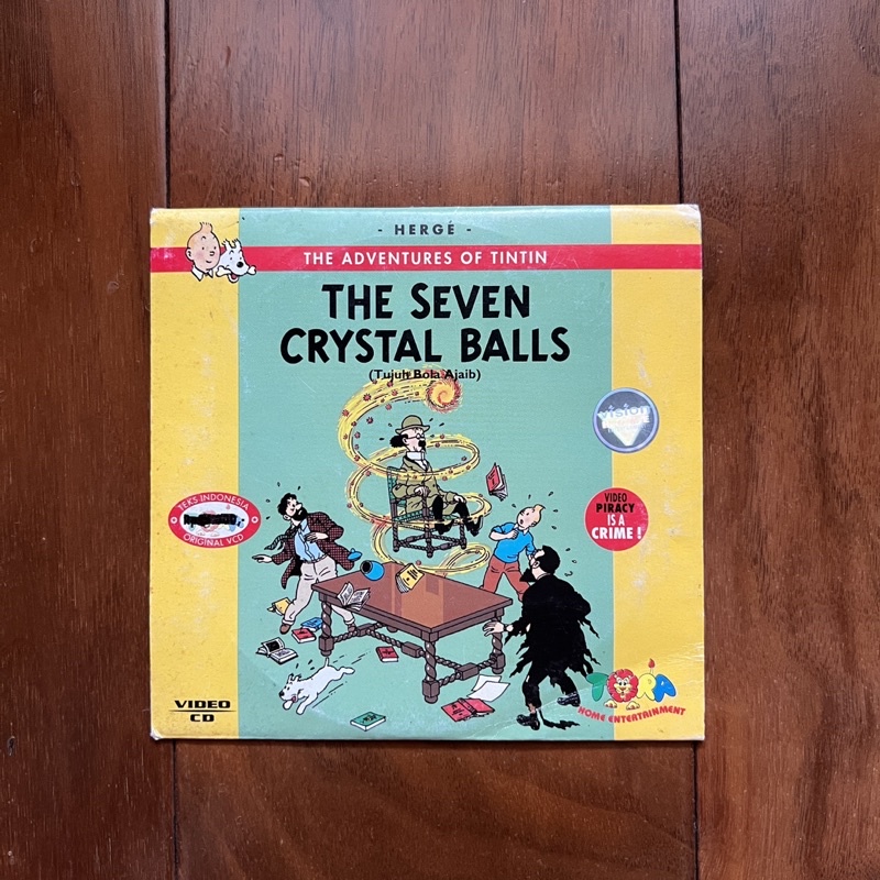 VCD The Seven Crystal Balls Tujuh Bola Ajaib Petualangan Adventures of Tintin