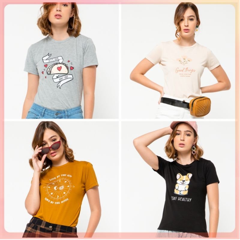 Colorbox tshirt kaos lengan pendek original