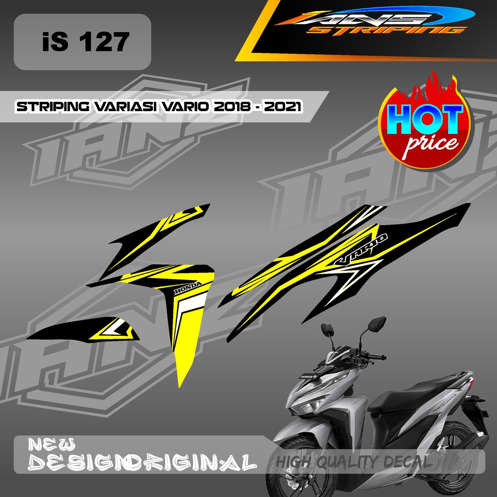 DECAL STIKER - DECAL STIKER BODY HONDA VARIO 125 / 150 BAHAN HOLOGRAM / NON HOLOGRAM IS127