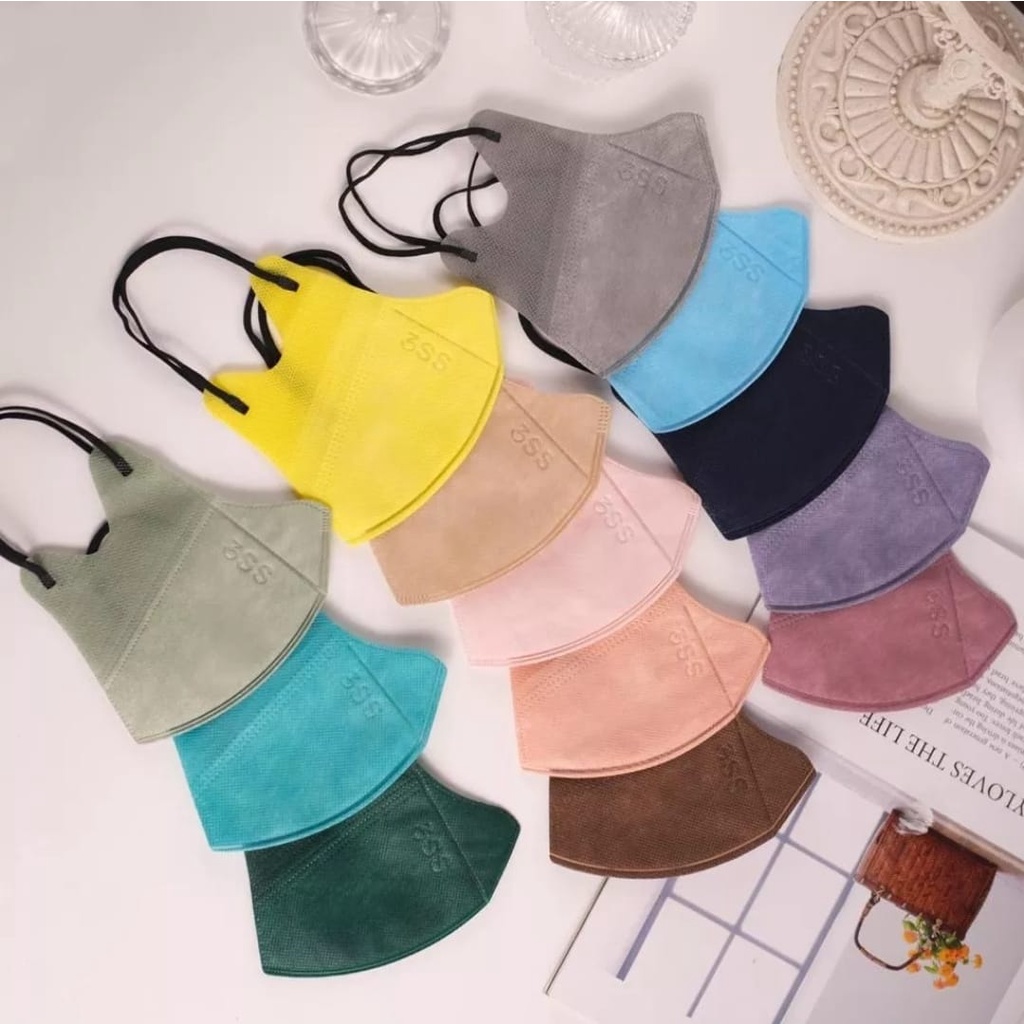 [BELI 5 GRATIS 1 KF ] MASKER DUCKBILL WARNA WARNI 3PLY DUCKBILL RAINBOW WARNA MIX ISI 50PCS