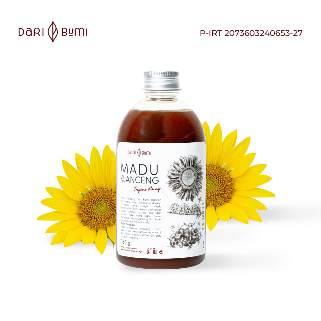 Madu Murni Klanceng 350g Dari Bumi Premium Pure Original