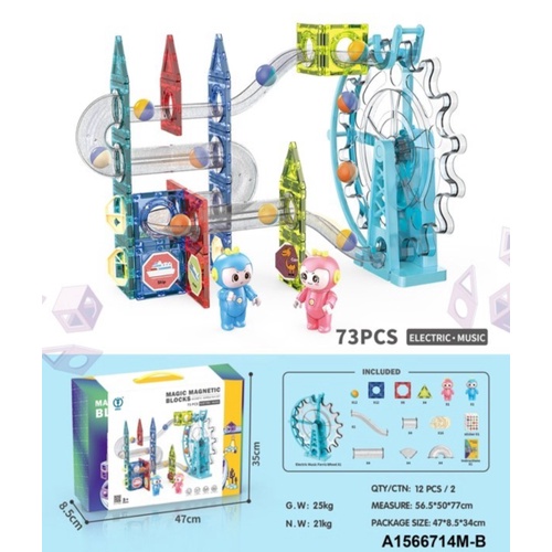 

Dijual Marble Light Marble Run Block Magnetic Tiles LED Music Light Sound - 73 musik led Limited