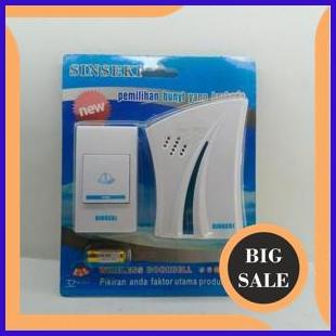 tools n parts bel rumah wireless AC listrik tanpa kabel suara polyphonic 2774N23