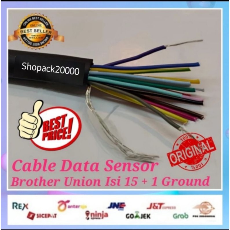 Cable Data Sensor Brother Union Isi 15C+1 Ground 24 AWG 300 Meter Ori