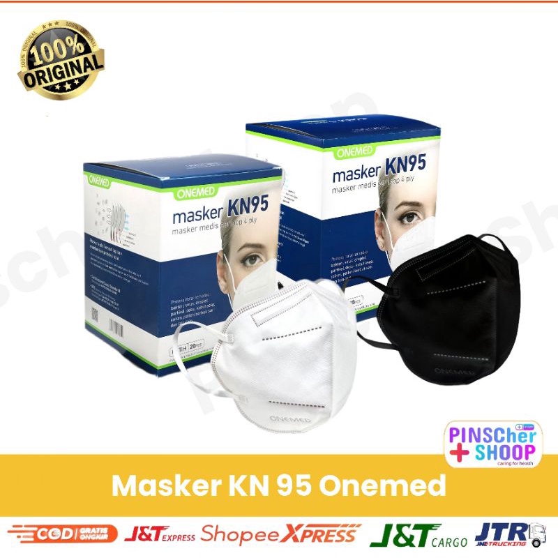 MASKER KN95 ONEMED MEDIS 4PLY ISI 20 PCS