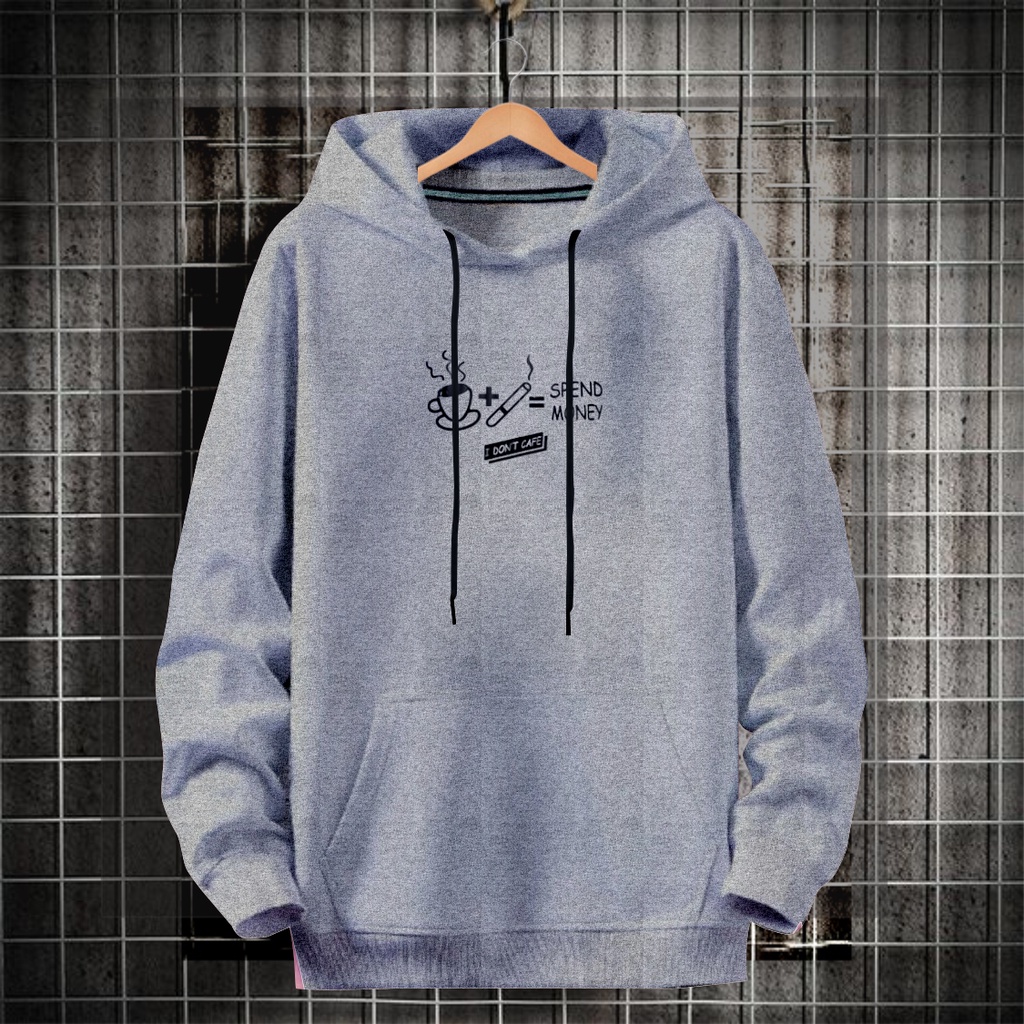 Sweater hoodie pria SPEND MONEY terbaru / hoodie pria kekinian