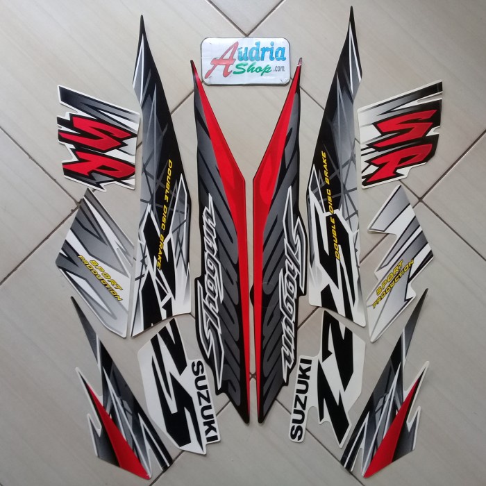 

TERLARIS | Striping Stiker Motor Suzuki Shogun Sp 125 2007 Hitam-Putih