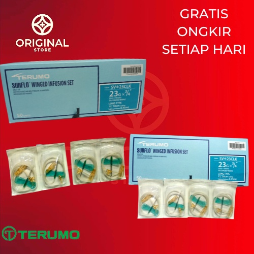 WING NEEDLE TERUMO JARUM SELANG INFUS TERUMO PER PCS - TERUMO