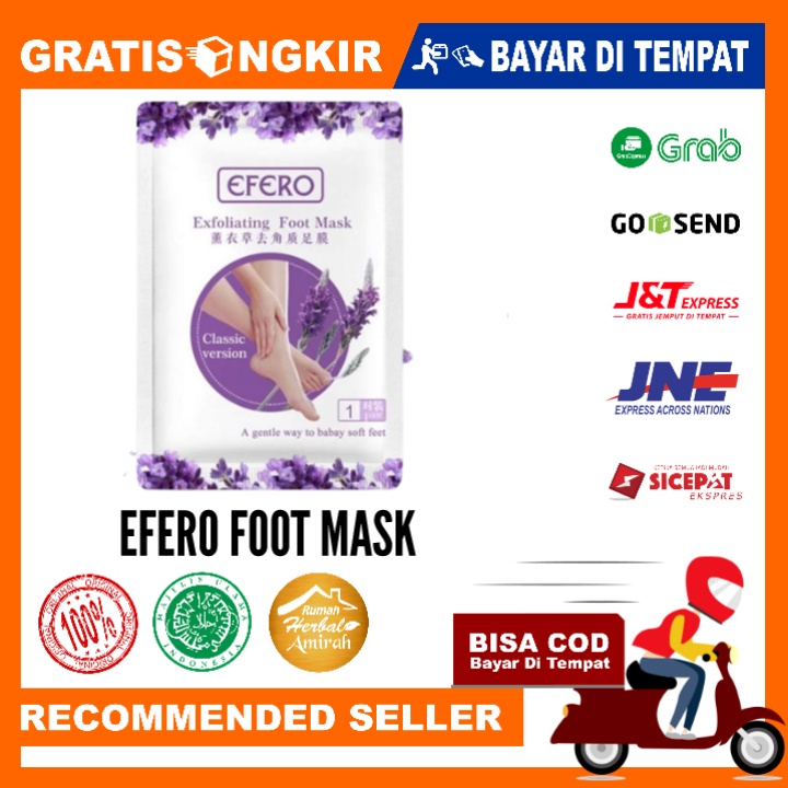 Efero Mask Foot Masker Kaki 35gr Original