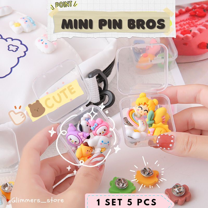 Mini Bros Baju/ Mini Bros karakter 1 set isi 5pcs