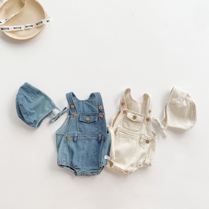 BABY K2 - Jumper Kodok Denim + Topi kode 00302