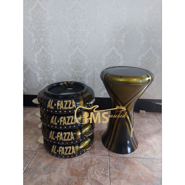 PROMO Alat Hadroh Jepara Motif Custom Nama dan logo