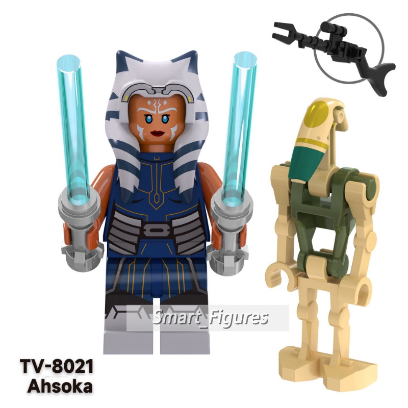 Cal Kestis Minifigures Rahm Kota Obi-Wan Ahsoka Star Wars Fallen Order Mainan Hadiah Adventure Game Mini Fiugres TV6103