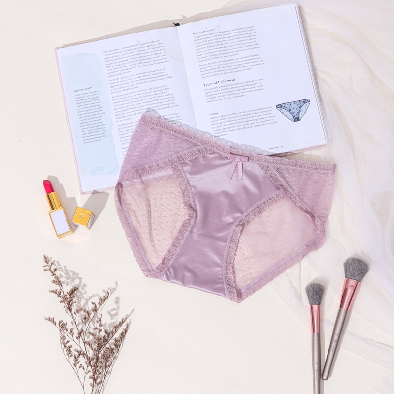 MAPPLEQUIN [ADORE] Sexy Seamless Lace Panties - Celana Dalam Wanita - Seamless Panties - Sexy Pantie