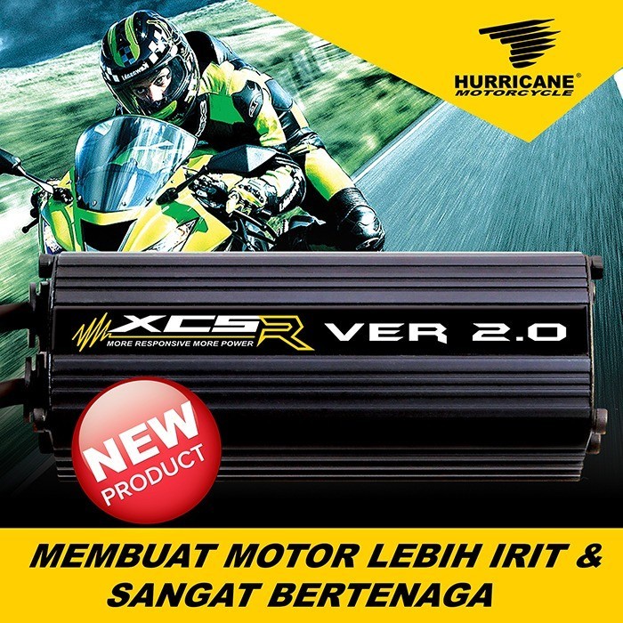 Hurricane XCSR Motor Versi 2 Penghemat Bbm Motor Garansi Resmi 3 Tahun