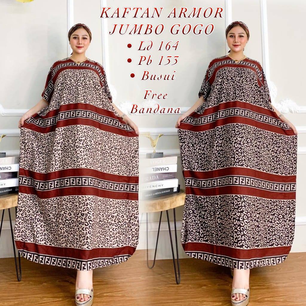 KAFTAN JUMBO GOGO / KAFATAN RAYON AMOR JUMBO GOGO BEST SELLER