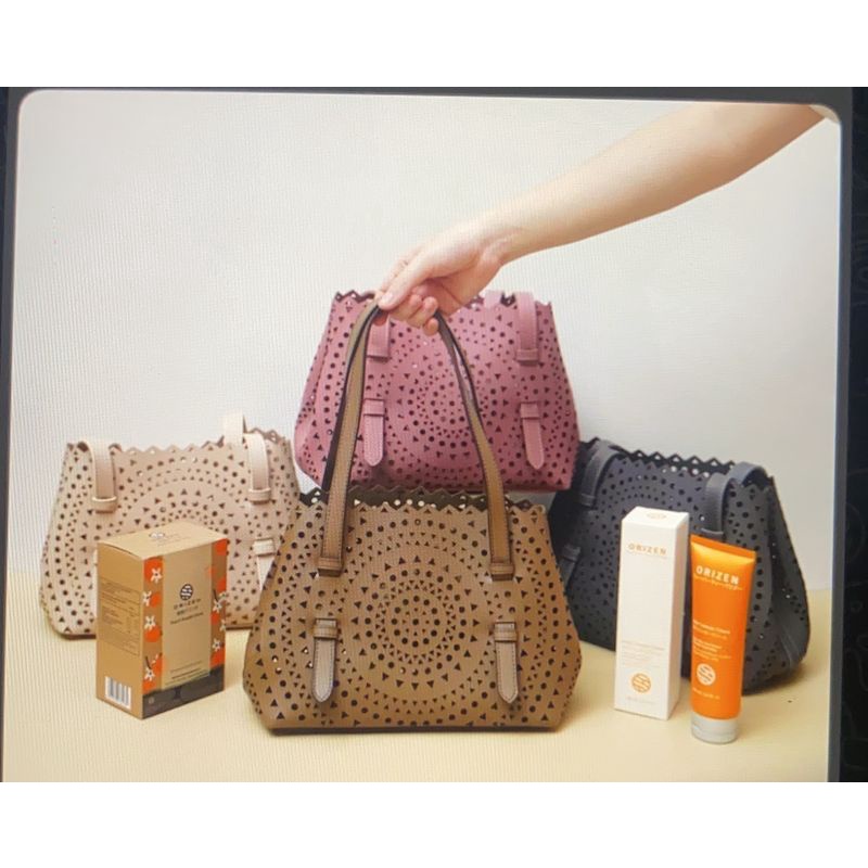 orizen buy 10 box free alia bag