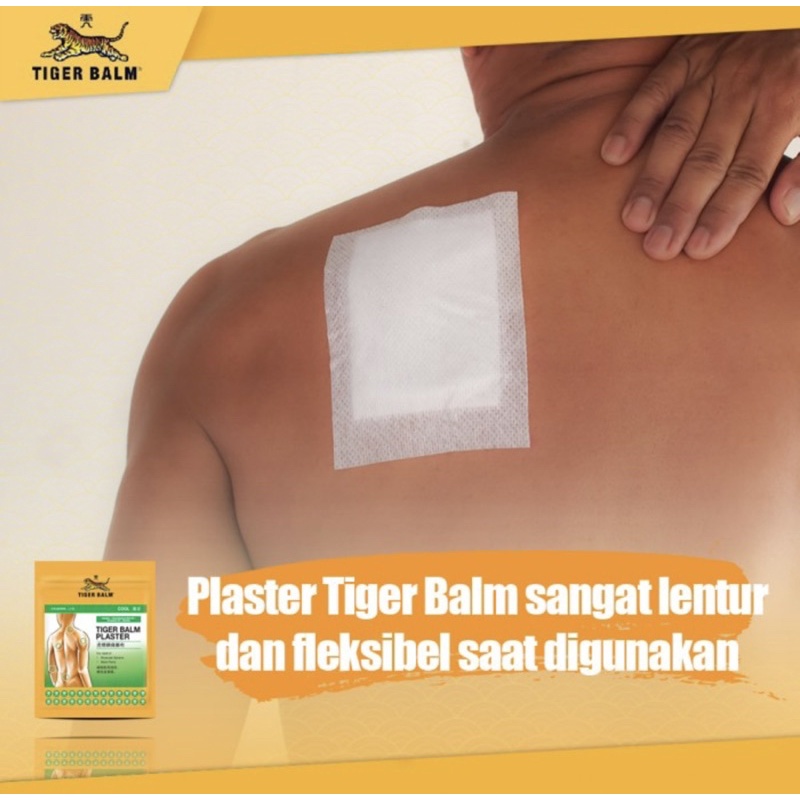 Tiger balm plaster per sachet 2 pcs ( koyo tiger penghilang nyeri )