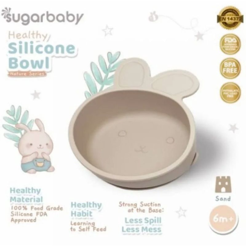 Sugar Baby Healthy Silicone Bowl - Rabbit Bowl