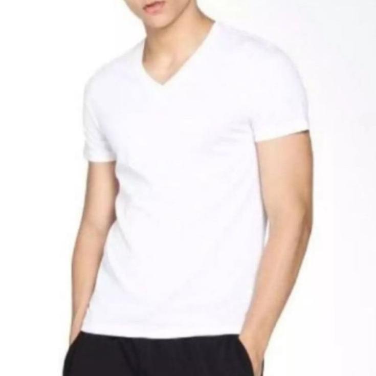 COD✔️ KAOS POLOS V NECK PRIA/KAOS OBLONG V NECK PRIA/KAOS DALAMAN V NECK PRIA