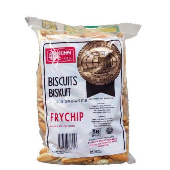 

Nissin biskuit frychip 285 gr isi 20 pcs