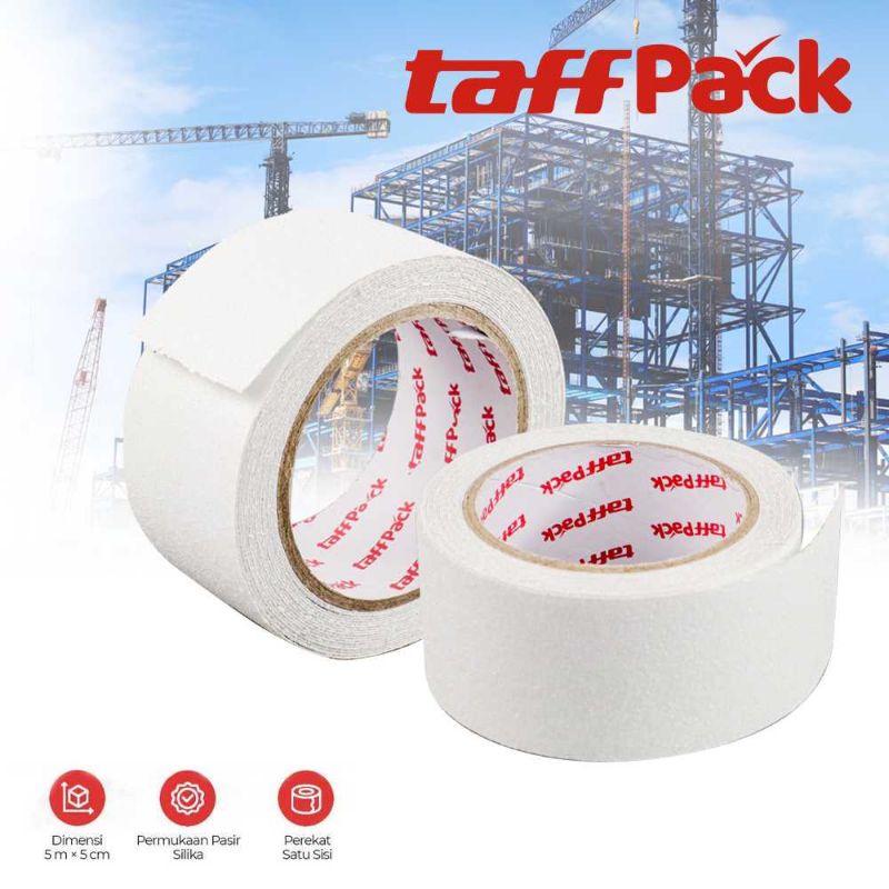 TaffPACK Lakban Tape Safety Grip Anti Slip Strong Traction 5 M x 5 Cm