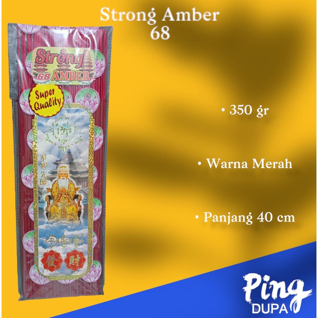 Dupa Dewa Panjang Umur Wangi Amber Strong Aroma Kemasan Hio 350 Gram